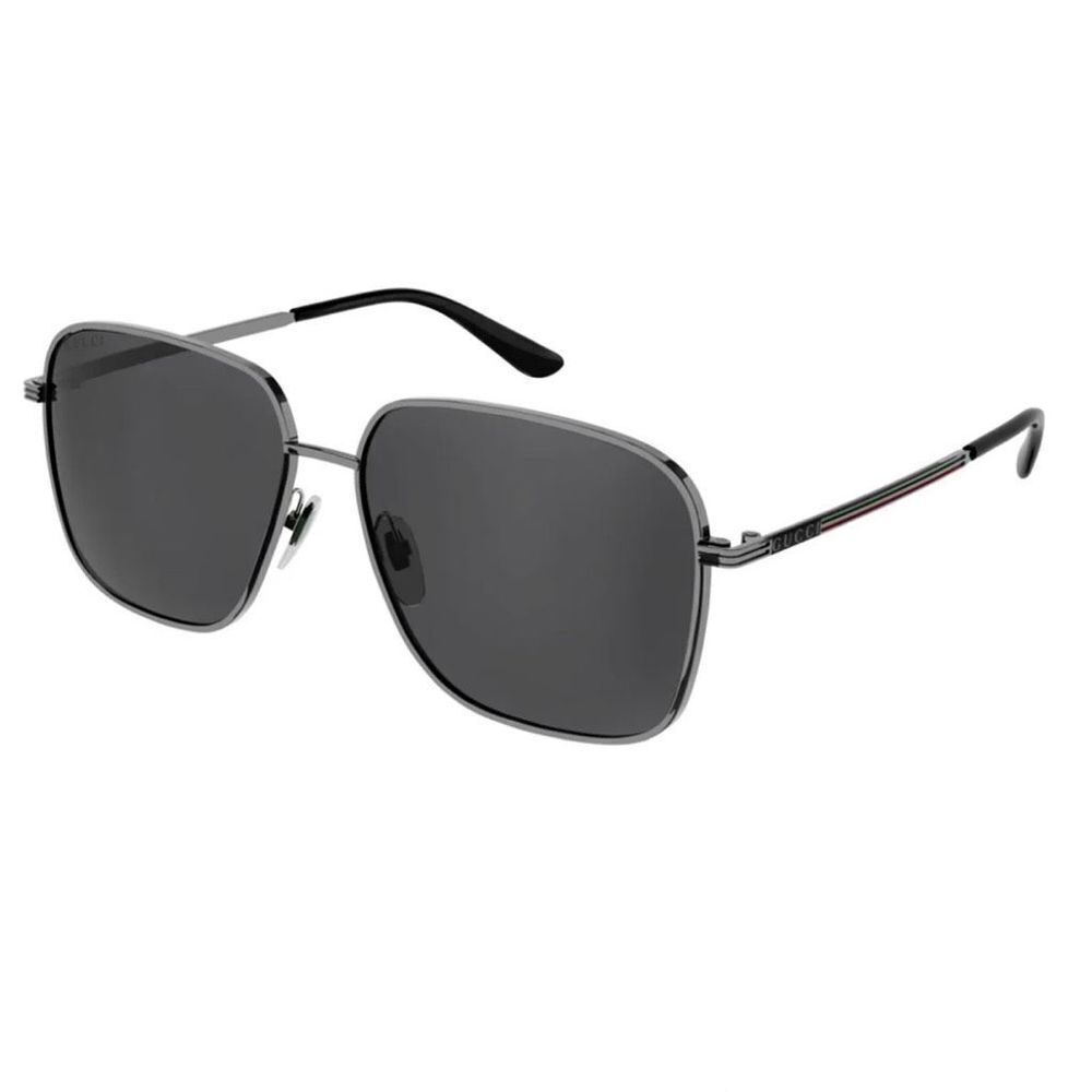 Gucci Silver‎ Aviator Sunglasses Gg097sa New With Tags No Box